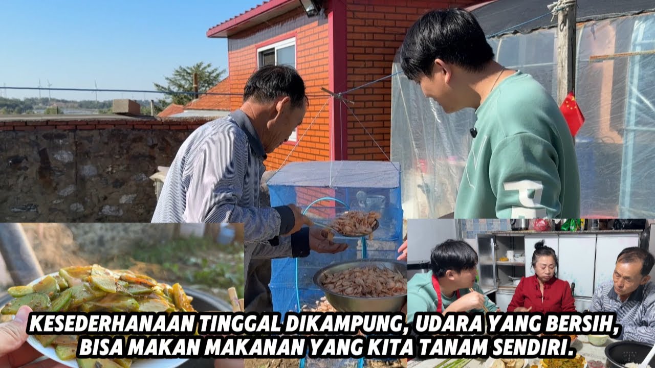 Mama Mengajarkan Baoqi Cara Membuat Ebi