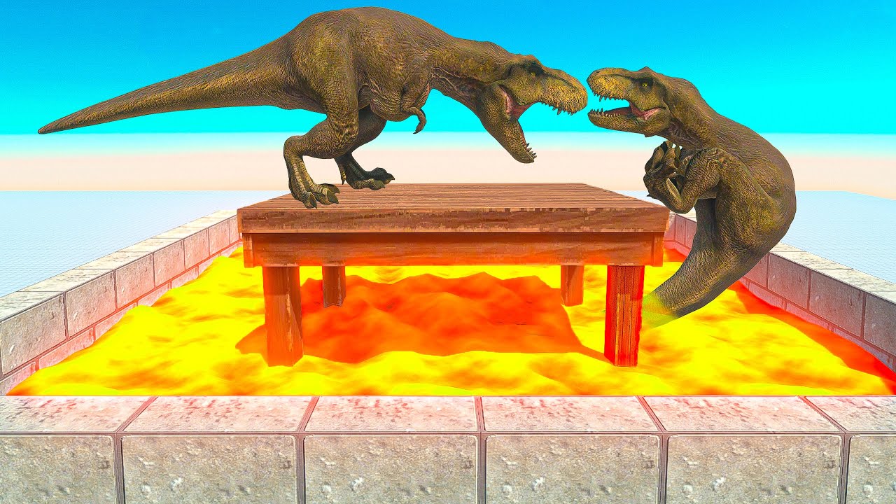 Each Unit Against Itself On Falling Platform ► Animal Revolt Battle Simulator