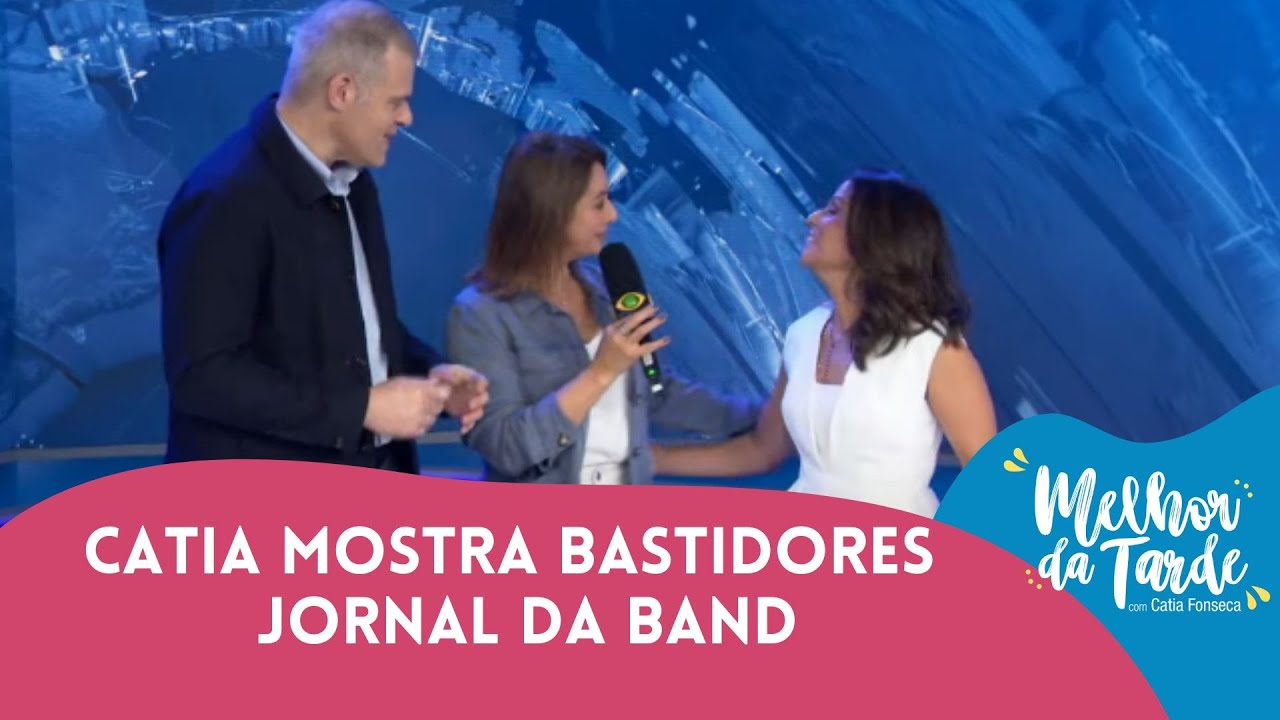 Exclusivo: Catia mostra bastidores e detalhes do novo Jornal da Band