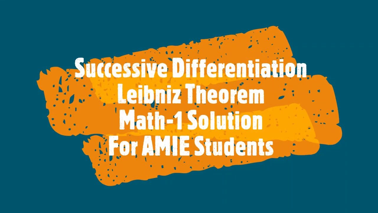 AMIE | Successive Differentiation | AMIE Math 1 question solution