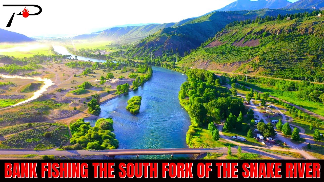 Bank Fishing the South Fork of the Snake River (Idaho) Not FLY FISHING