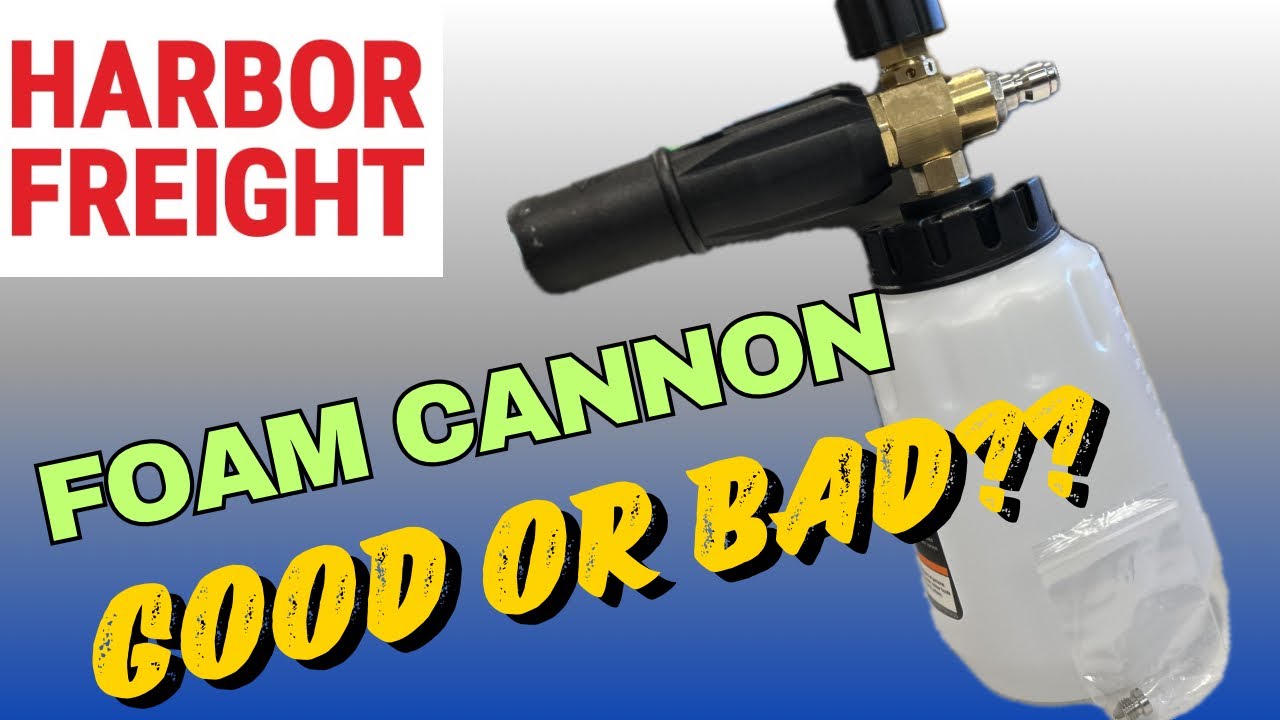 Harbor Freight Foam Cannon Unbox, Teardown and Review @harborfreight #foamcannon #autodetailing