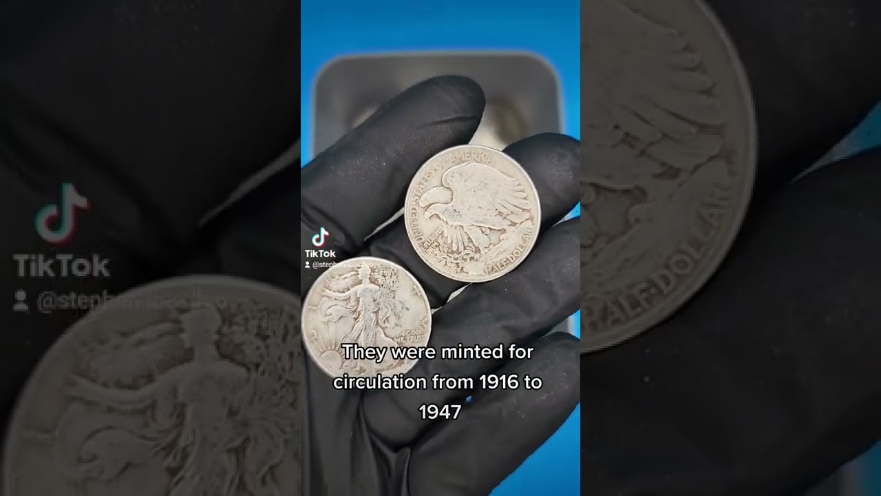 Walking Liberty Half Dollars - Silver coins