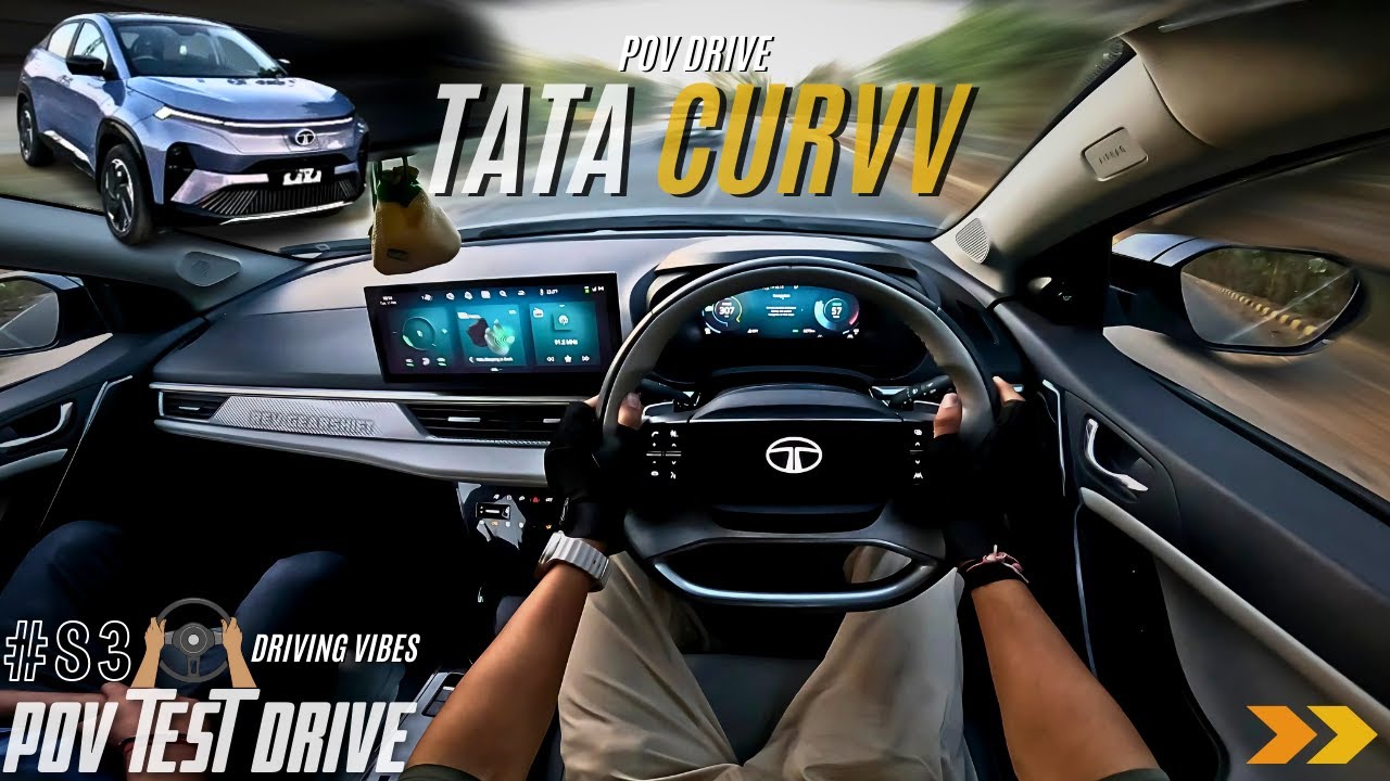 2025 TATA CURVV EV | ACCOMPLISHED PLUS | POV Drive #83 | TATA CURVV | 4K | REV GEARSHIFT #tatacurvv