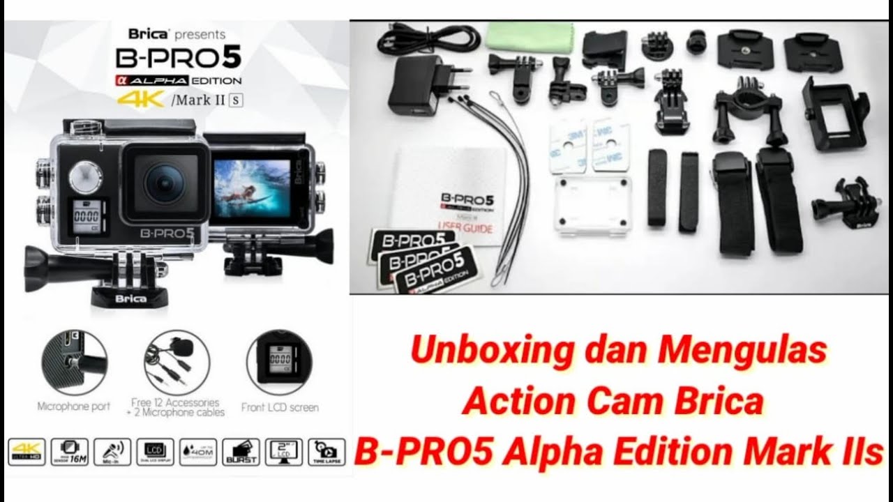 Unboxing dan Megulas Action Cam Brica B-Pro 5 Alpha Edition Mark IIs
