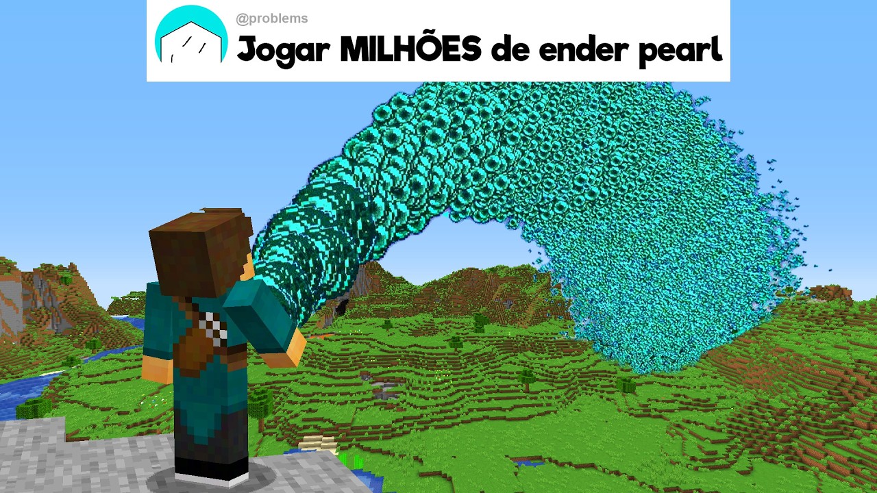 Criei Ideias BIZARRAS dos Youtubers no Minecraft