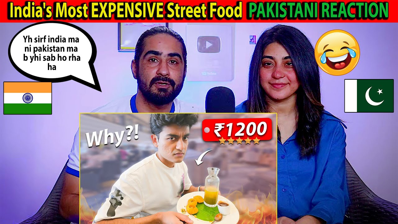 Pakistnai React On India's Most EXPENSIVE Street Food - Pani Puri