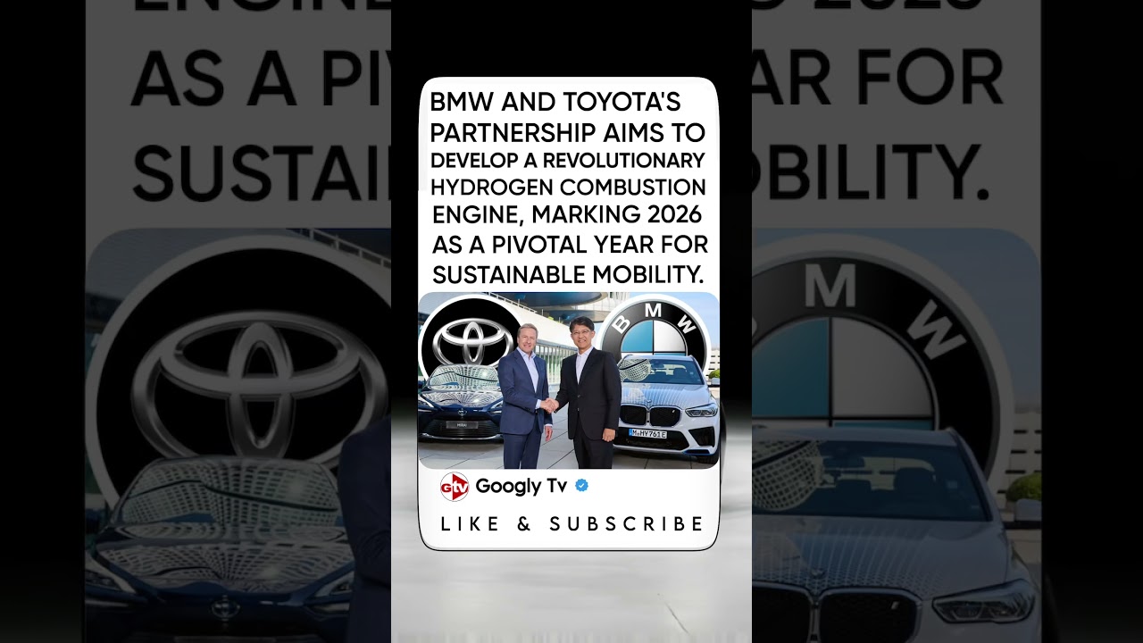 BMW & TOYOTA TEAM UP TO BUILD HYDROGEN COMBUSTION ENGINE .