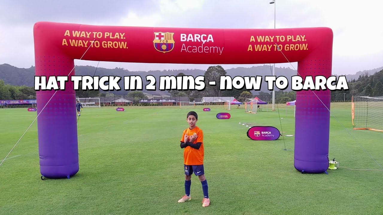 From a 2-Minute Hat-Trick to a Barça Clinic ✨ Support His Dream #barcelona #barcelonafc #soccer