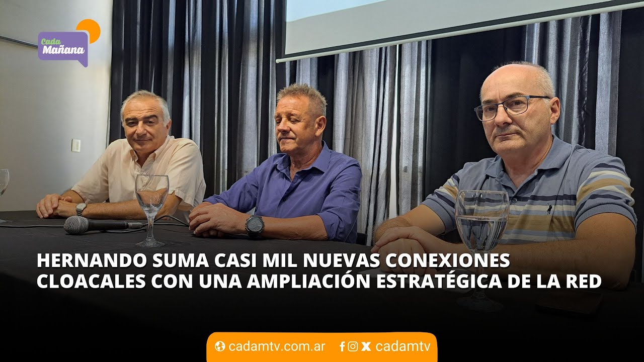 HERNANDO SUMA CASI MIL NUEVAS CONEXIONES CLOACALES CON UNA AMPLIACIÓN ESTRATÉGICA DE LA RED