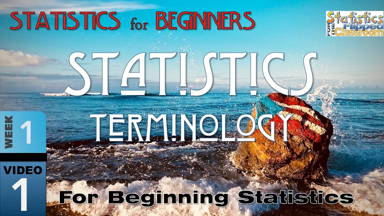 The Vocabulary of Statistics – Terminology for Beginning Statistics (1-1)