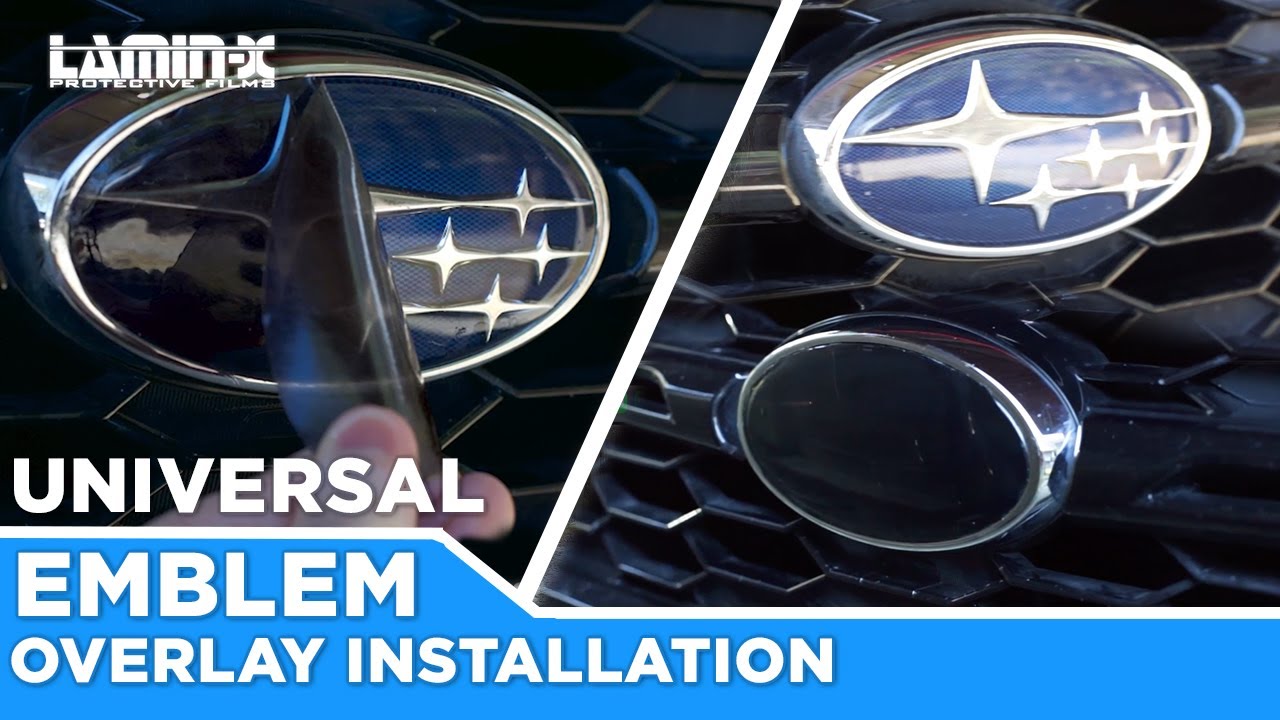 How to Customize and Protect your Vehicle's Emblem using Lamin-x Universal Emblem Covers