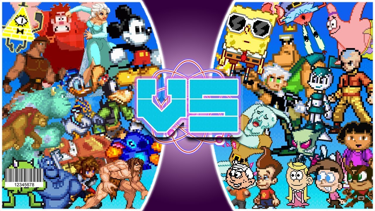 Disney vs Nickelodeon | Official Animation | Rewind Rumble