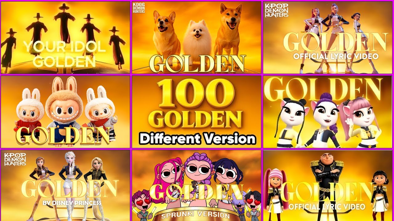 Song 'GOLDEN Huntrx Through Different Versions ~Guess The Song Golden KPOP DEMON HUNTERS | DEEP QUIZ