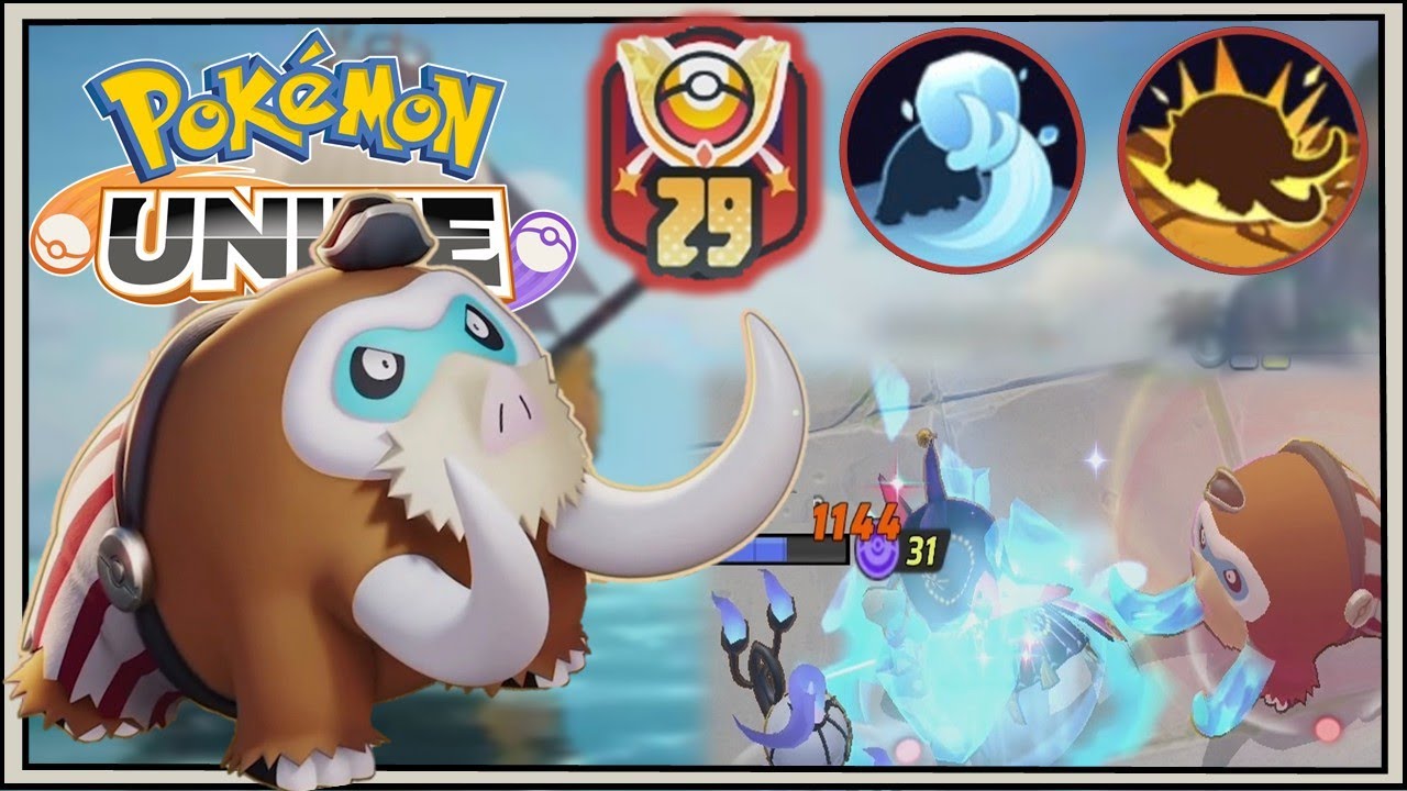 Mamoswine Marino Mejor Build Colmillo Hielo + Terremoto |  Pokémon Unite