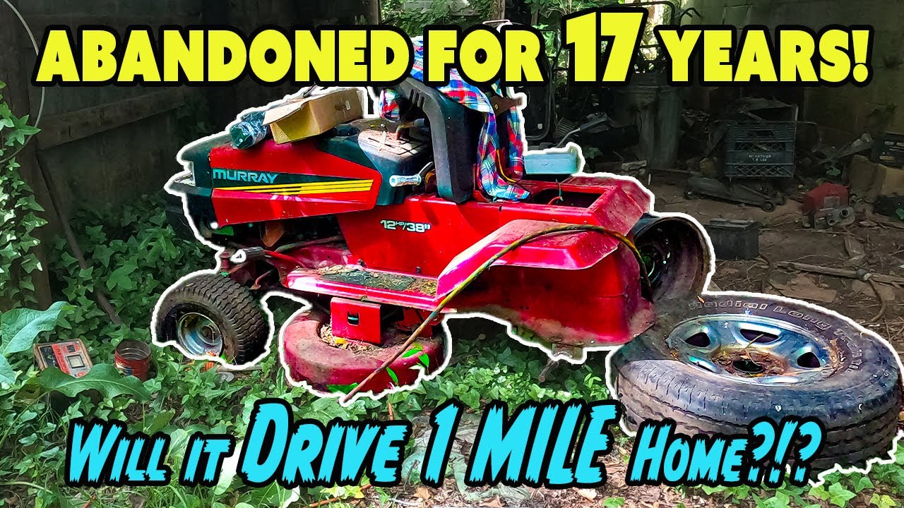 Can We Save This ABANDONED Riding Mower? (will it run Revival)