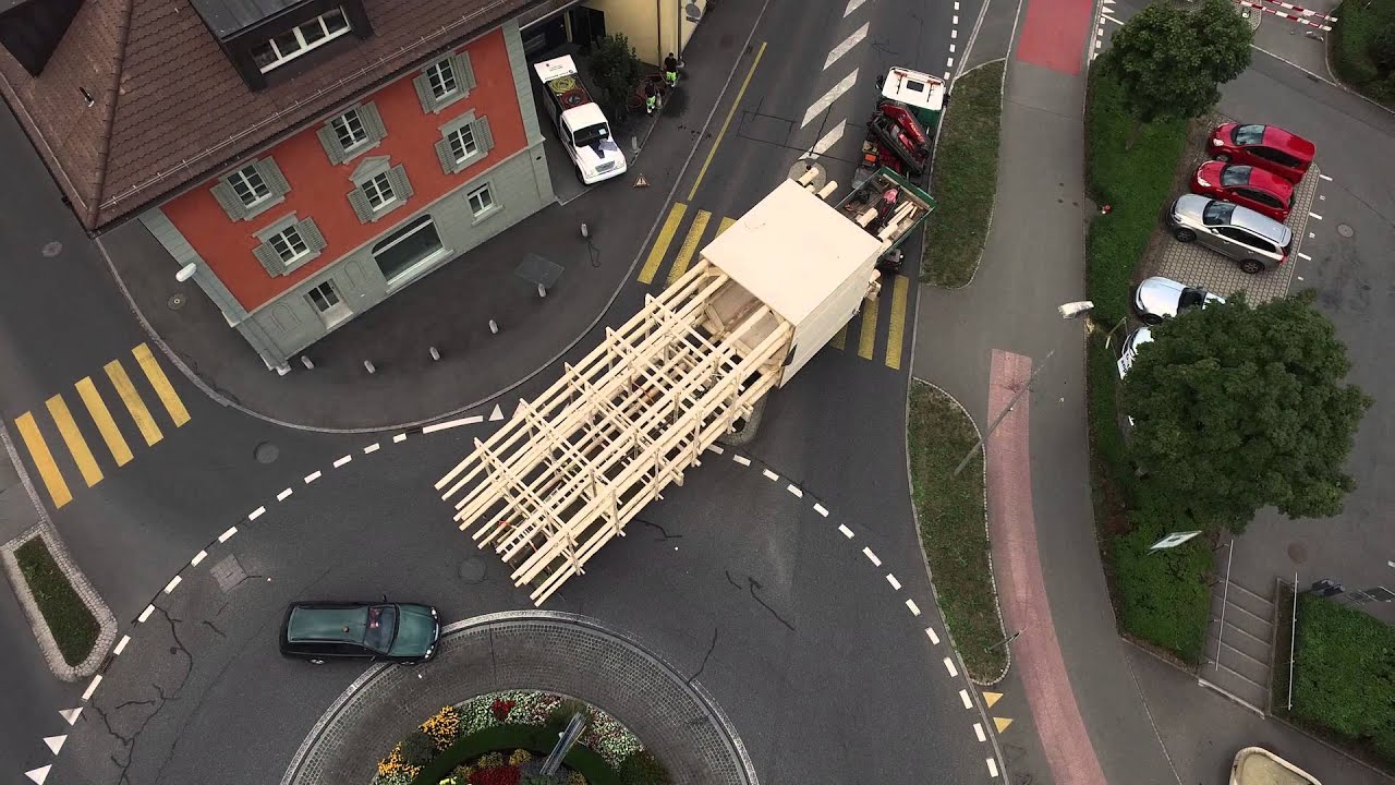 15 Meter hoher Leuchtturm als &laquo;Wahrzeichen&raquo; des Horwer Kulturprojekts Halbinsel&raquo;