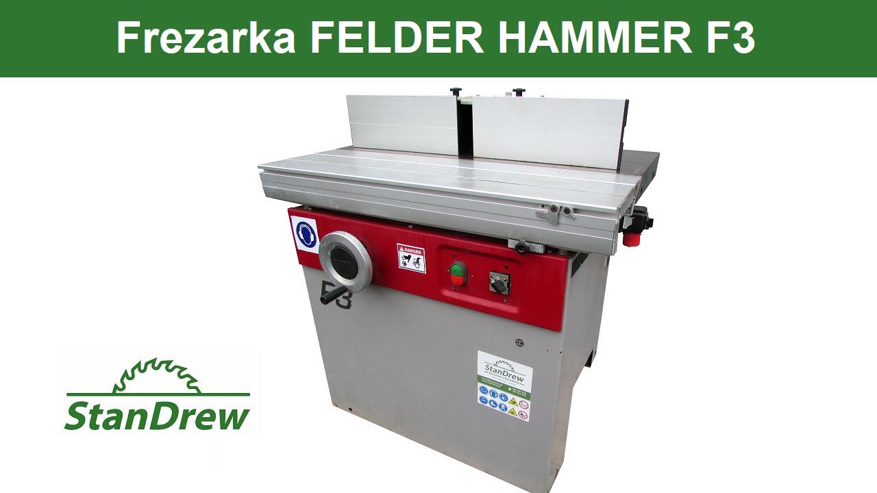Frezarka FELDER HAMMER F3 z pochyłem i wózkiem - StanDrew maszyny stolarskie