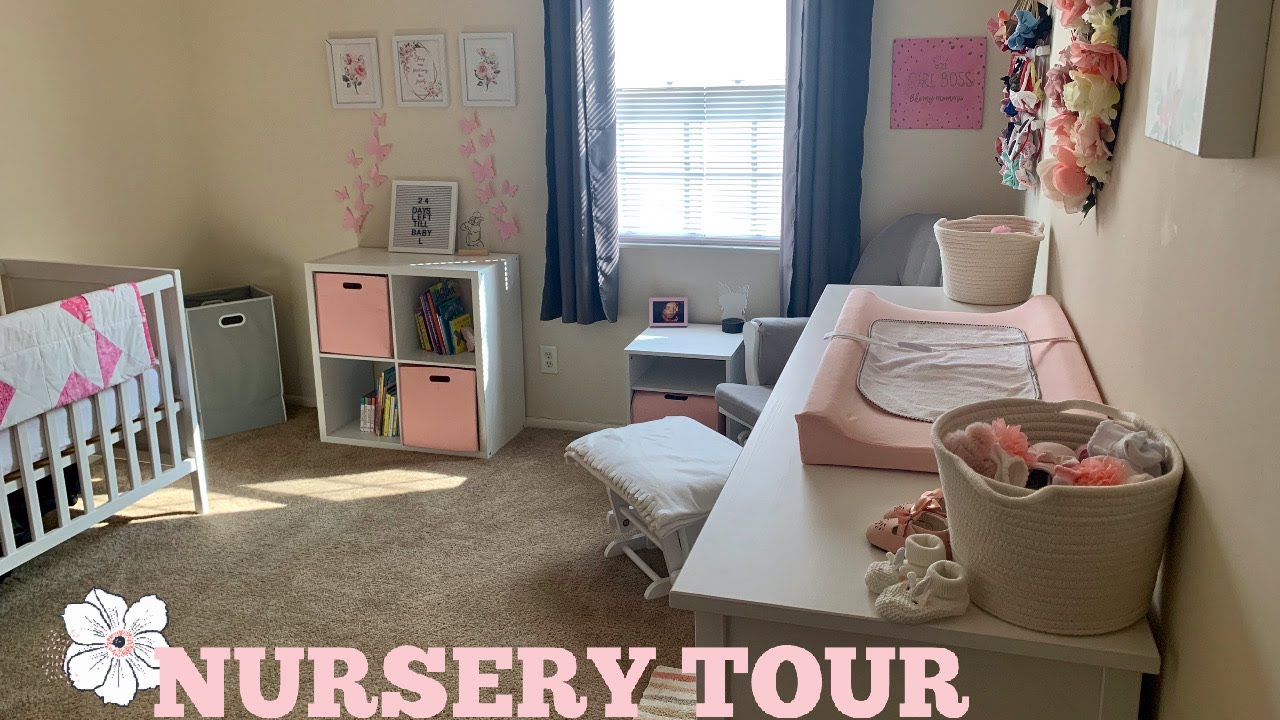 BABY GIRL NURSERY TOUR!!