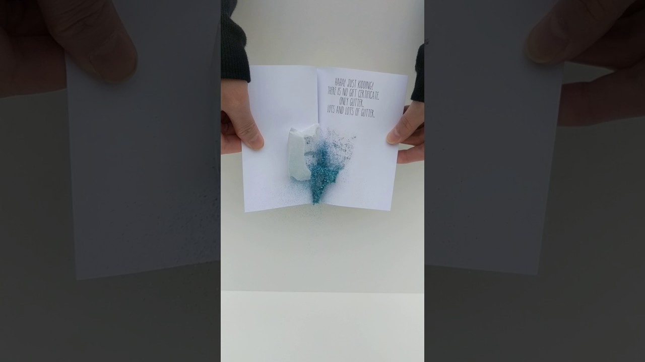 New Prank Glitter Bomb Cards!