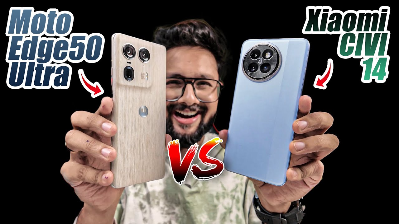 Xiaomi CIVI 14 Vs Moto Edge 50 Ultra ⚡️ഏതാണ് Best Smartphone Under 50K?Detailed Comparison Malayalam