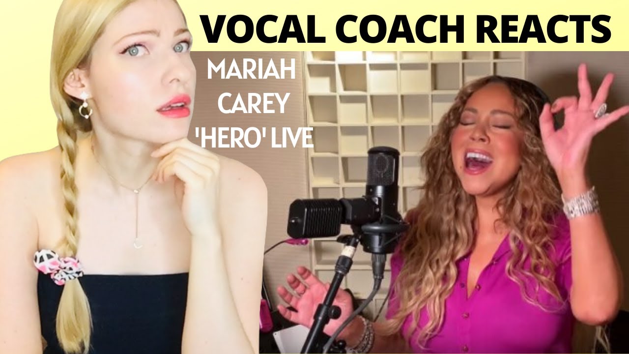 Vocal Coach Reacts: MARIAH CAREY Hero Live