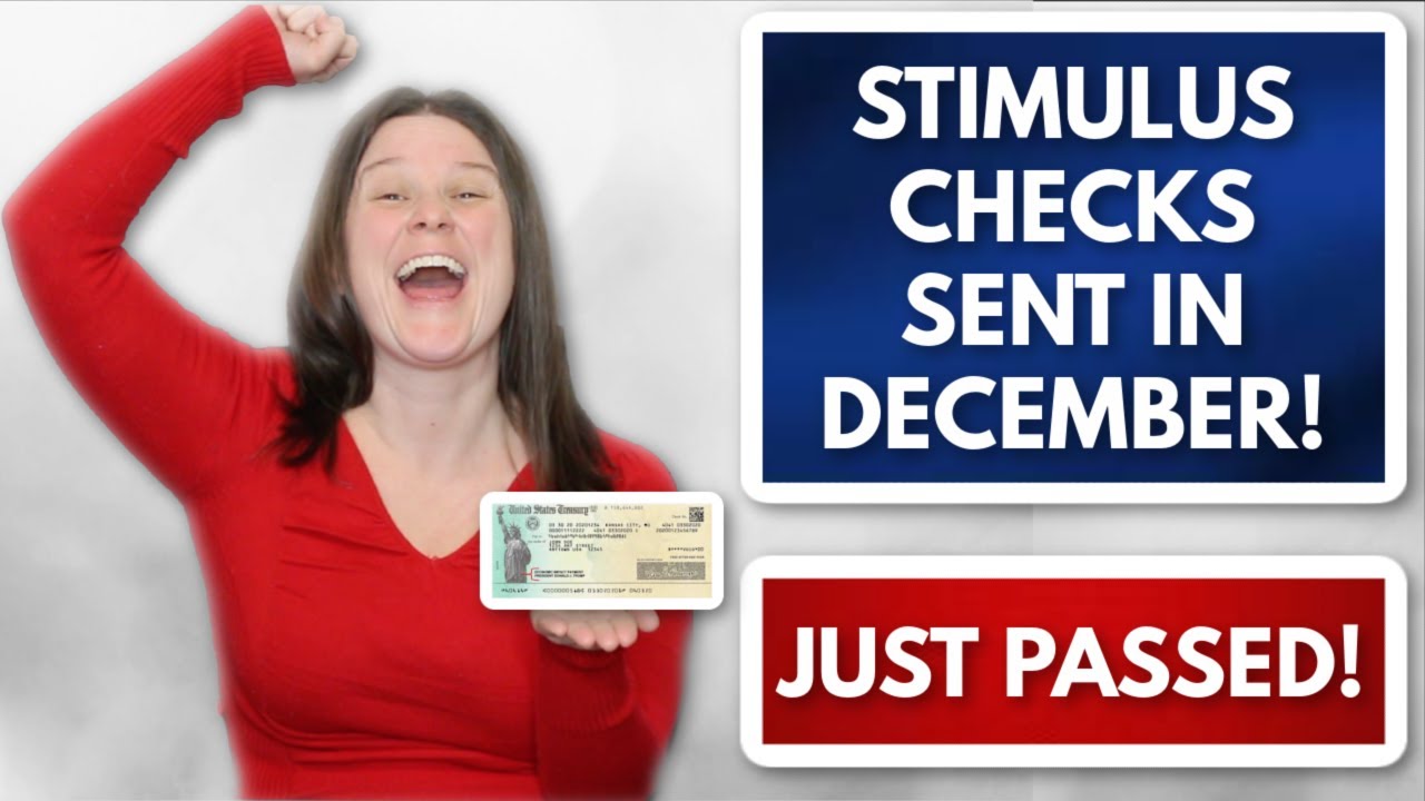 Stimulus Checks PASSED in December! Second Stimulus Check Update Today News Bill Package 2