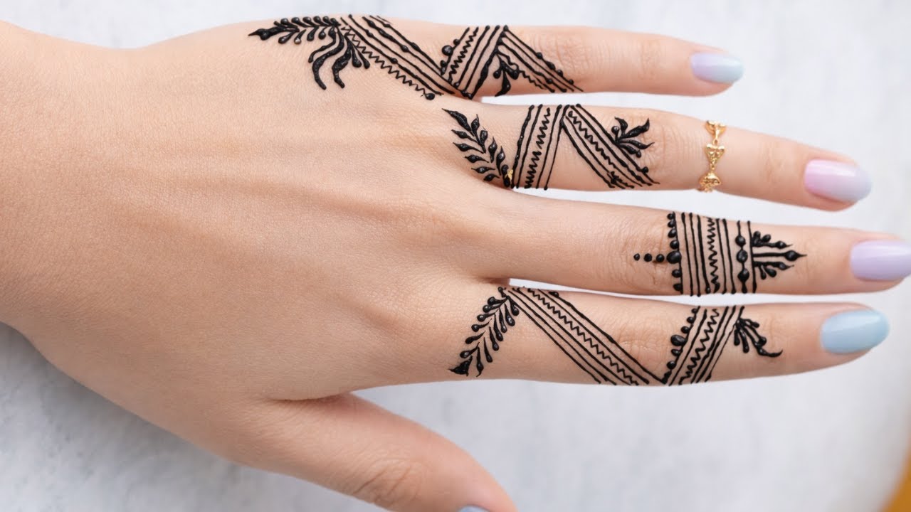 Arabic mehndi design , very beautiful and easy  Arabic mehndi design ( part2)