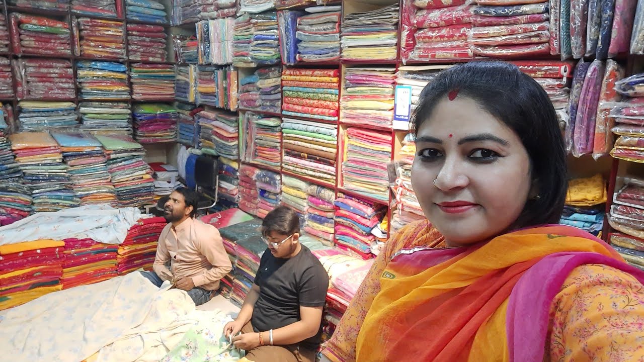 Rajputi collection Ki fir ki shopping neemkathana se// new Rajputi collection brasso Georgette// 🛍️