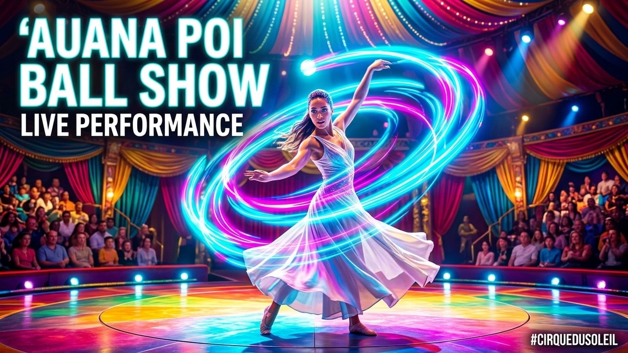 Live Circus Performance | 'Auana Poi Ball Show