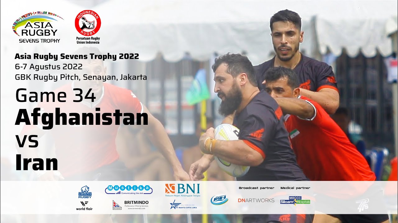 Game 34 CUPSF Men -  Afghanistan vs Iran (Asia Rugby Sevens Trophy 2022)