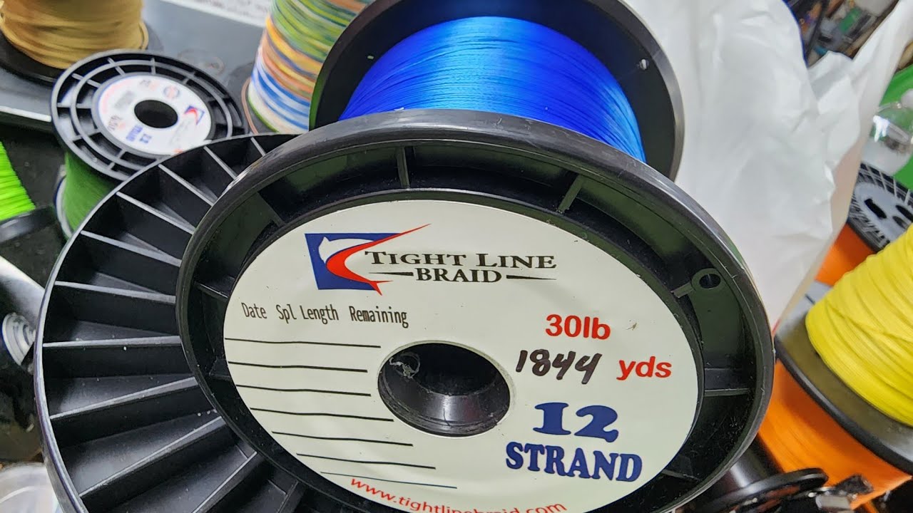 Безумные навыки рыбалки, намотка лески 30 фунтов, Tightline Hollow sx raptor max, заброс лески.