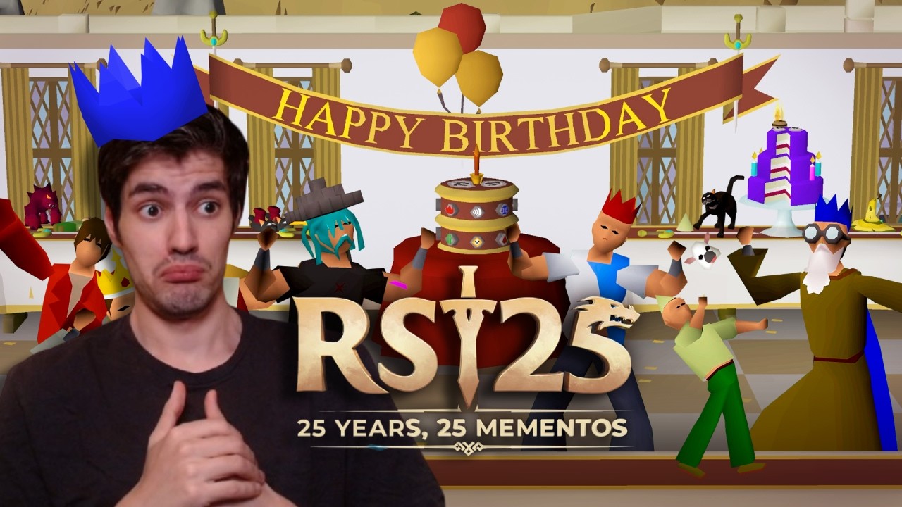 Runescape is 25 years old??? OSRS 25th anniversary event