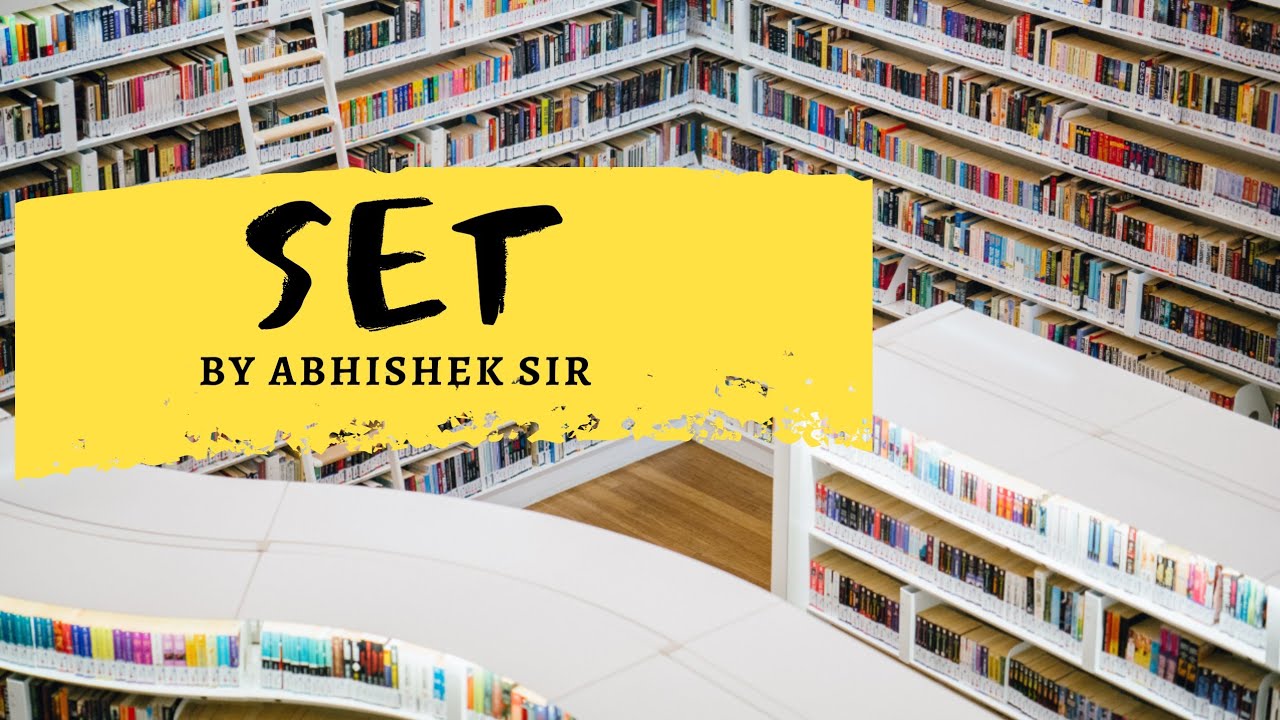 Set theory Class 11 | 2020 | Abhishek sir