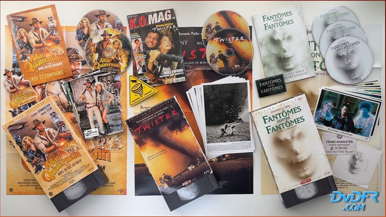 Unboxing : Collection VHS-BOX Blu-ray (ou UHD) + DVD + Goodies