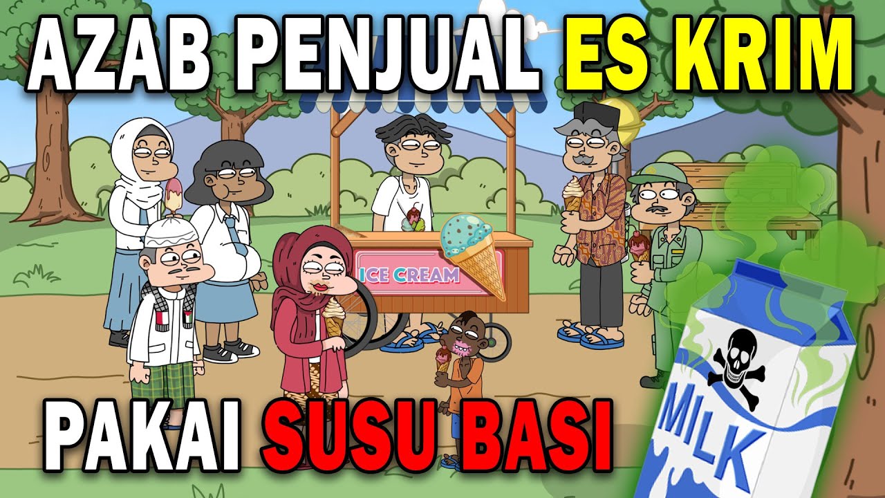 AZAB PENJUAL ES KRIM PAKAI SUSU BASI!! DZALIM!! | SINETRON AZAB