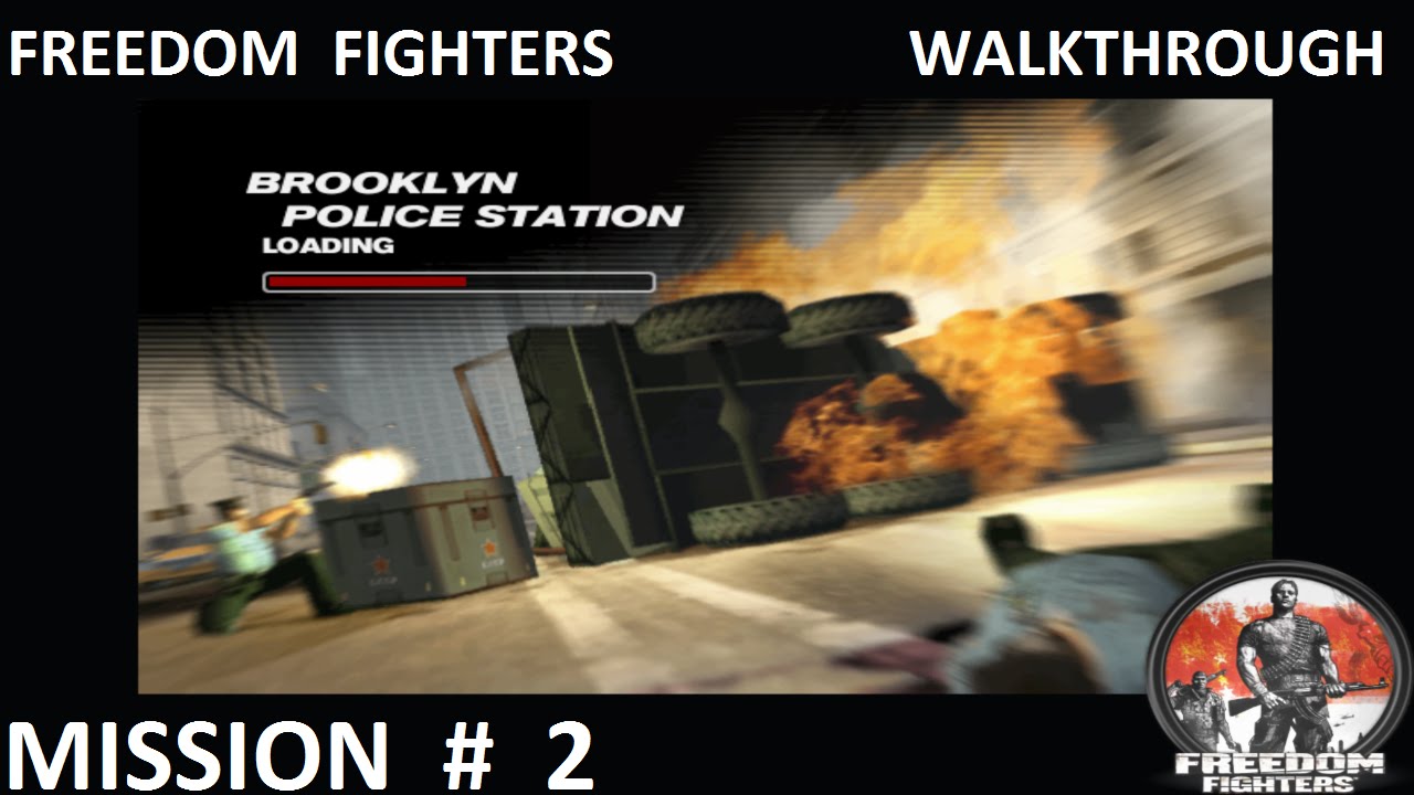 Freedom Fighters 1 - Walkthrough - Mission 2 - ''Brooklyn Police Station''