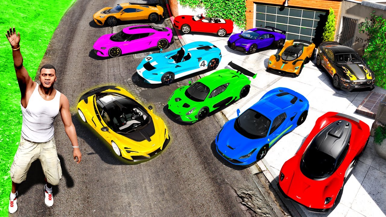 Собираем РОСКОШНЫЕ СУПЕРКАРЫ 2021 ГОДА в GTA 5!