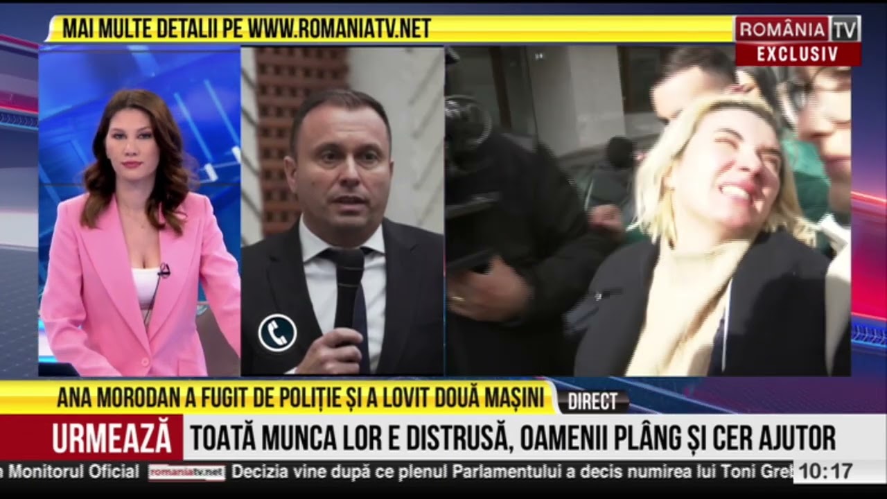 Momentul &icirc;n care Ana Morodan este oprită de polițiști, &icirc;n trafic. Imaginile sunt halucinante!