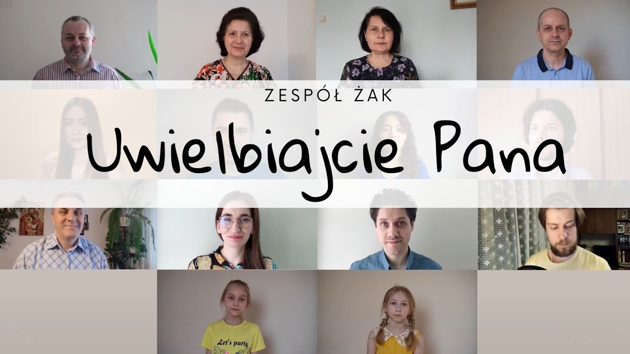 Uwielbiajcie Pana - Zespół Żak z rodziną | wykonanie z autorką Krystyną Rzucidło