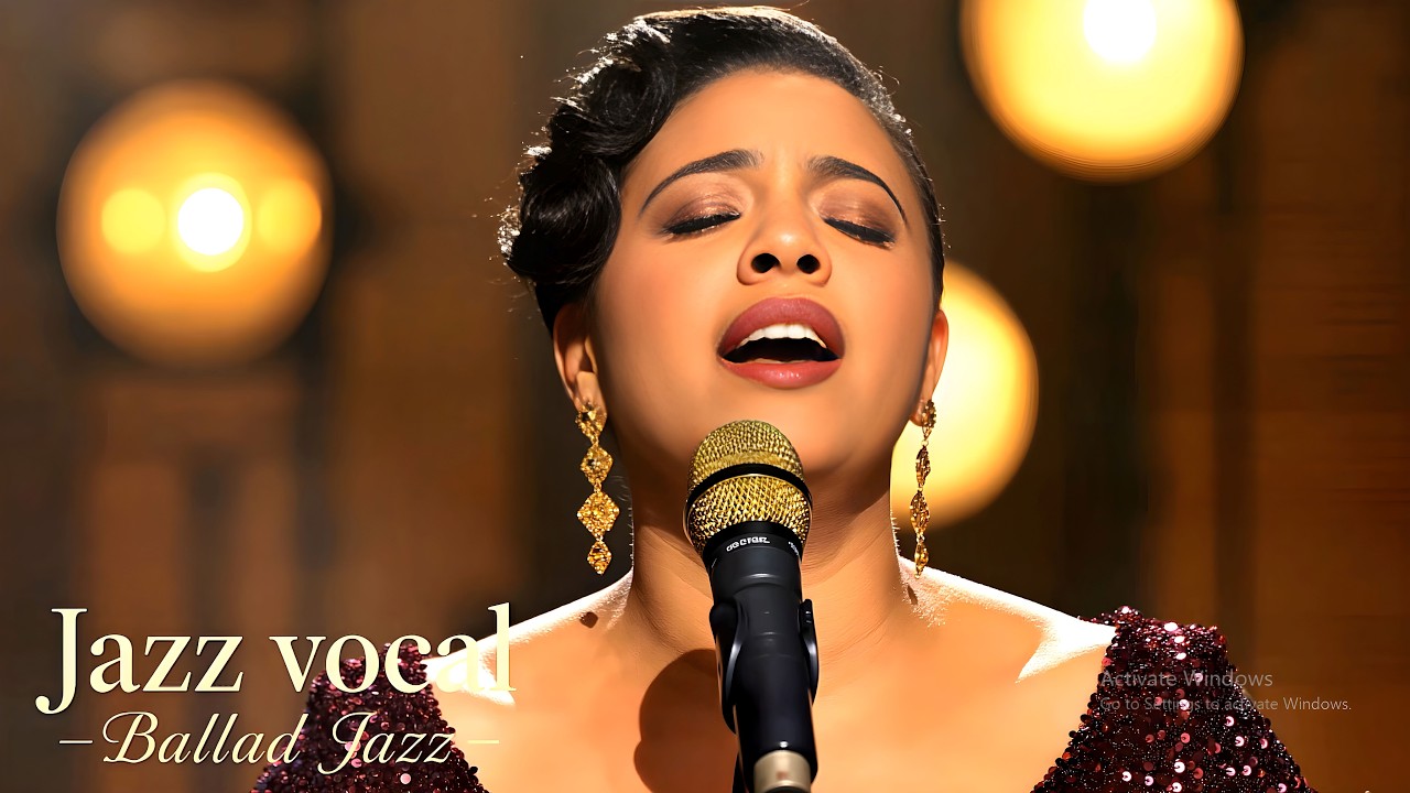 Ballad Jazz Vocal 🎤 Smooth & Emotional Jazz  Relaxing Late Night Jazz Music