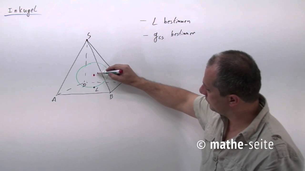 Inkugel einer Pyramide berechnen | V.09.06