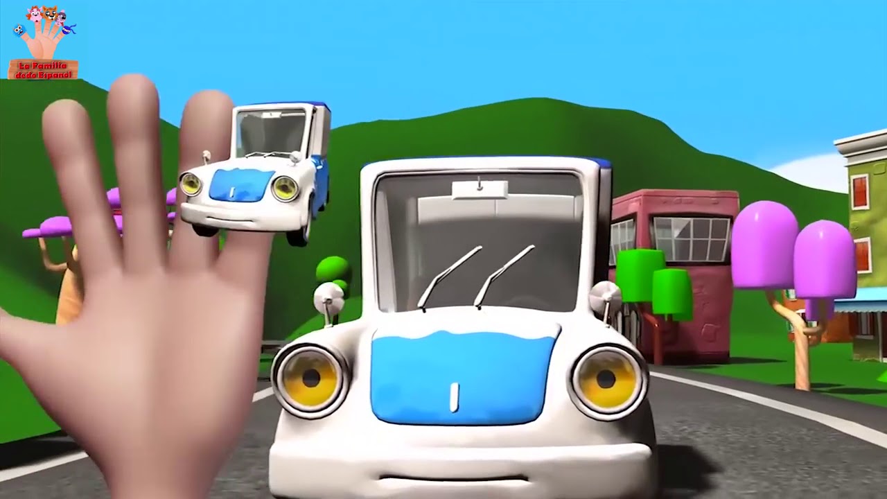 La Familia Dedo 3D | Divertidos carros | Funny Cars Finger Family 3D in Spanish