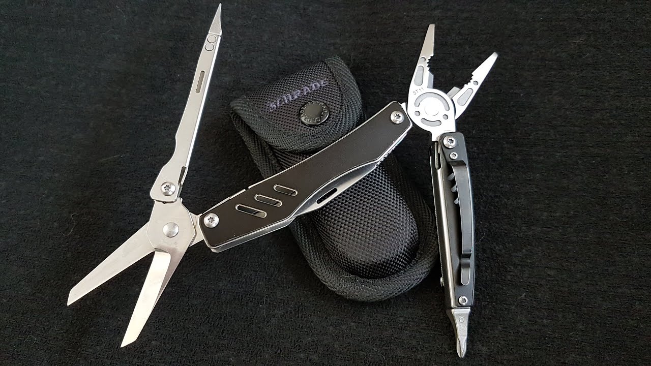 SCHRADE ST11 Tough tool a escena: alzamiento y caida en una sola pieza...