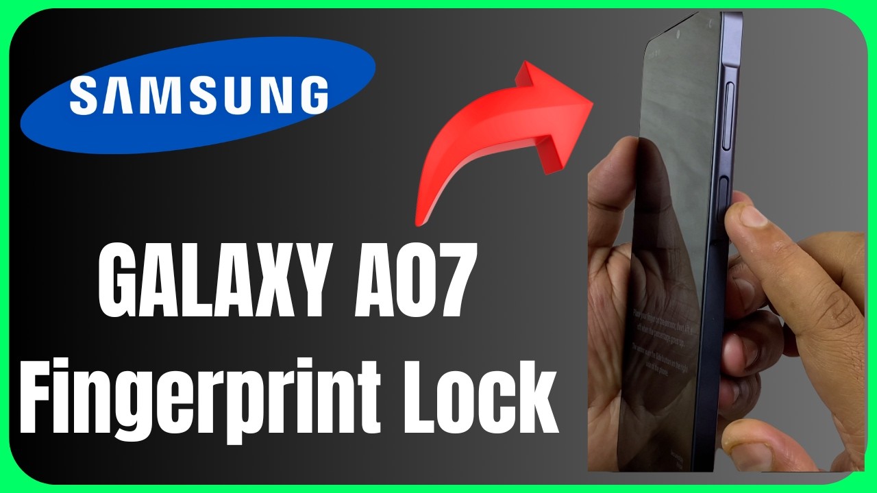 🔐 Samsung Galaxy A07 Fingerprint Lock – EXPERT Setup Secrets Revealed! 😱📱