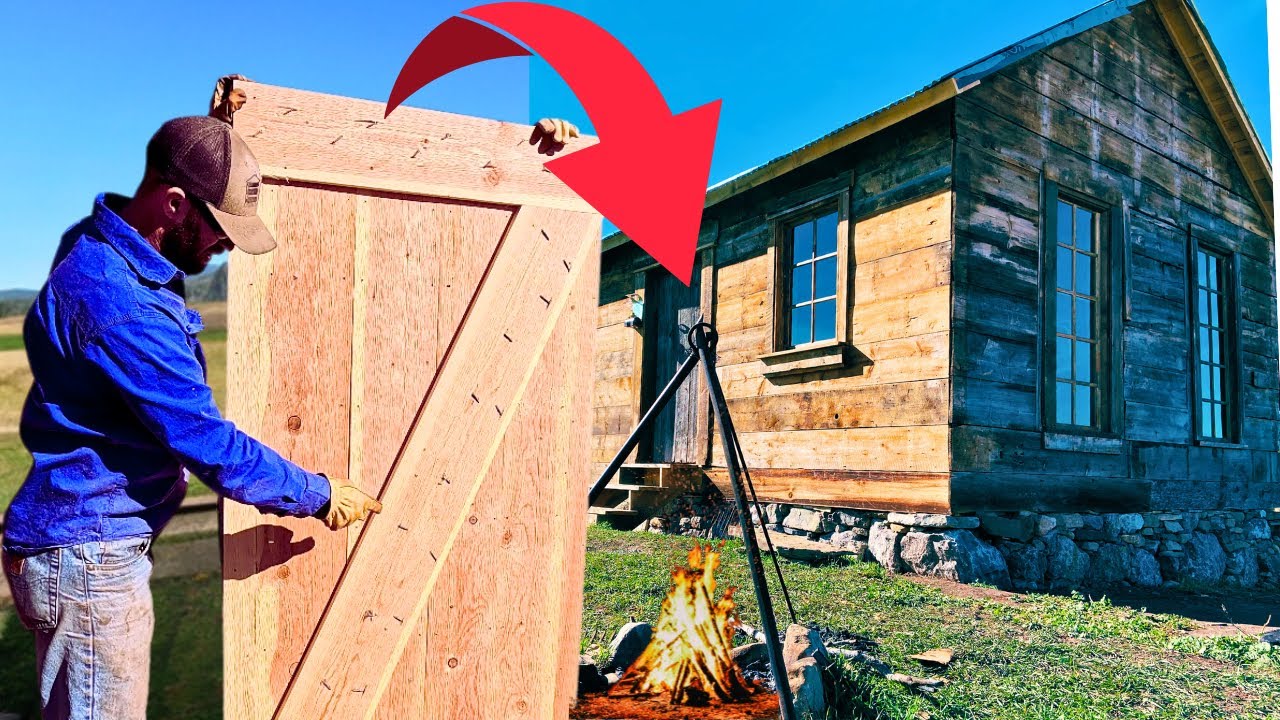 Front Door Gets (re)Built | 1st Sleep In Pioneer House (Ep20)