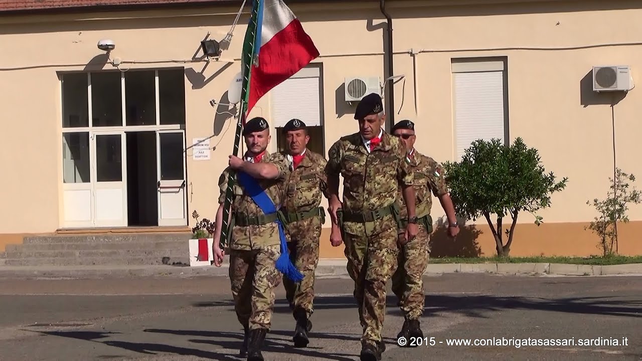 BRIGATA SASSARI: ONORI A BANDIERA GUERRA 151° FANTERIA