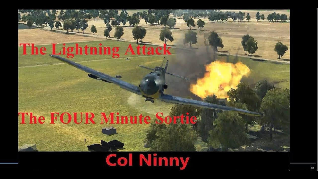 (38) IL-2 Lightning Ground Attack - The FOUR Minute Sortie