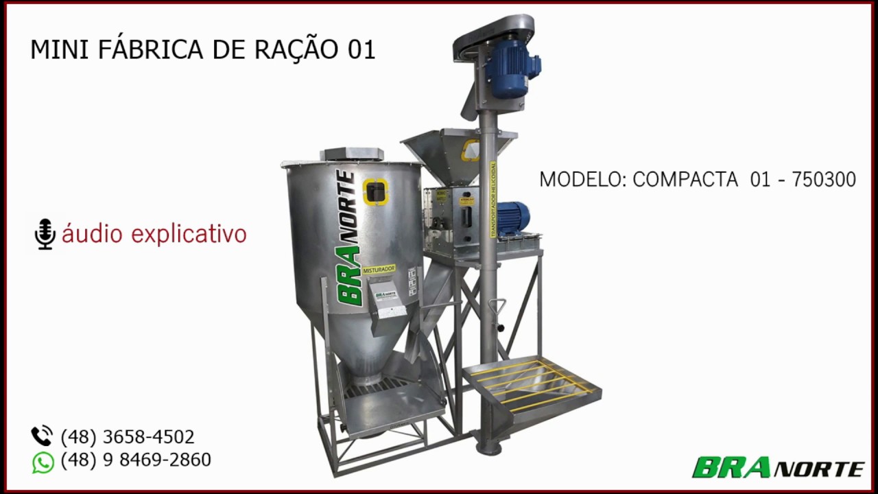 Mini Fábrica de Ração Compacta 01 | Explicação | BRANORTE