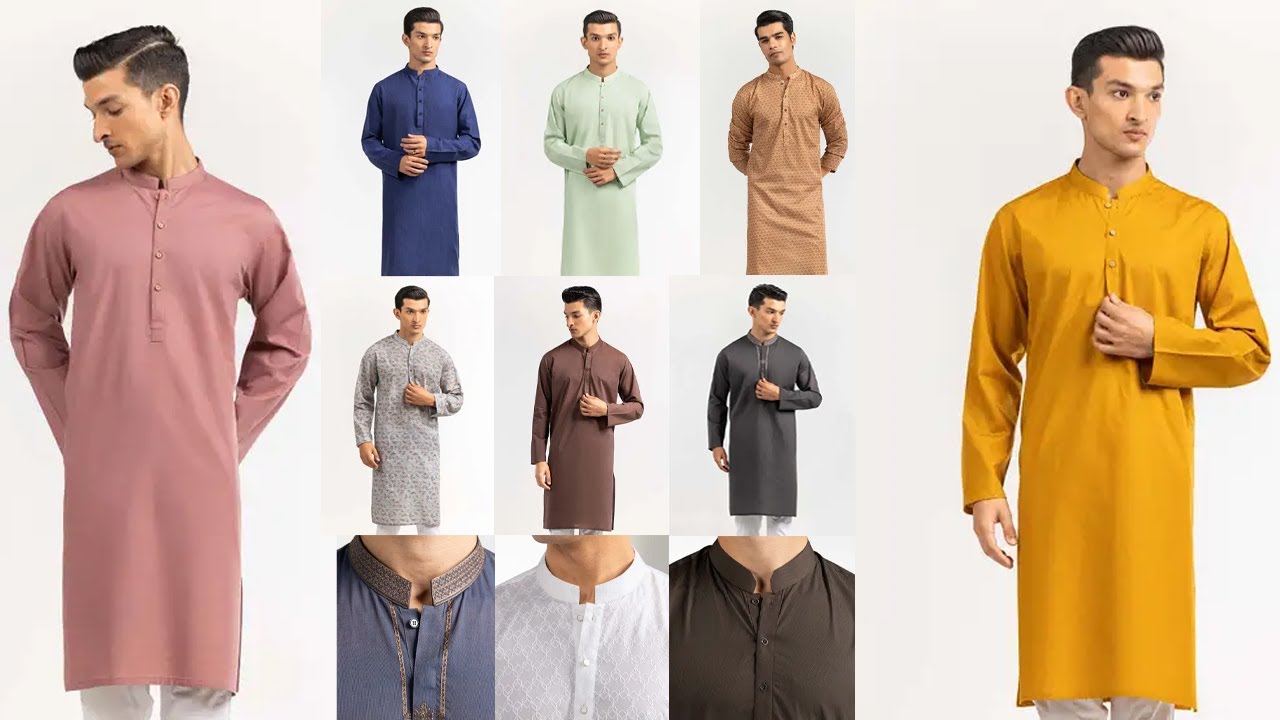 Gul Ahmed Kurta For Man | Gul Ahmed Men's Summer Collection 2022 | Gul Ahmed Mens Shalwar Kameez